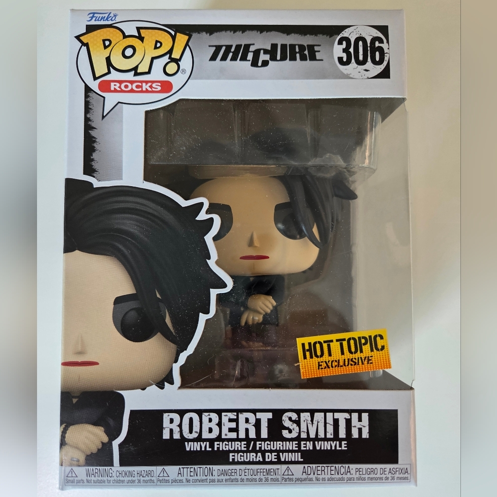 Robert Smith of The Cure Funko Pop 306 Hot Topic Exclusive NEW